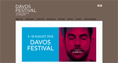 Desktop Screenshot of davosfestival.ch